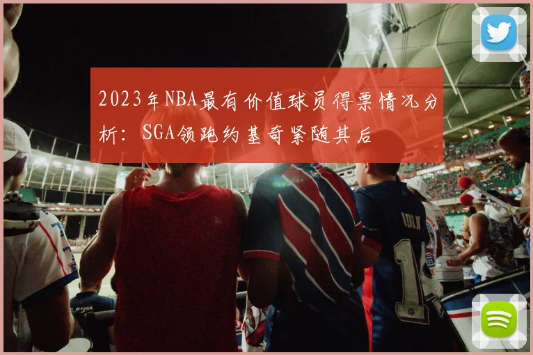2023年NBA最有价值球员得票情况分析：SGA领跑约基奇紧随其后